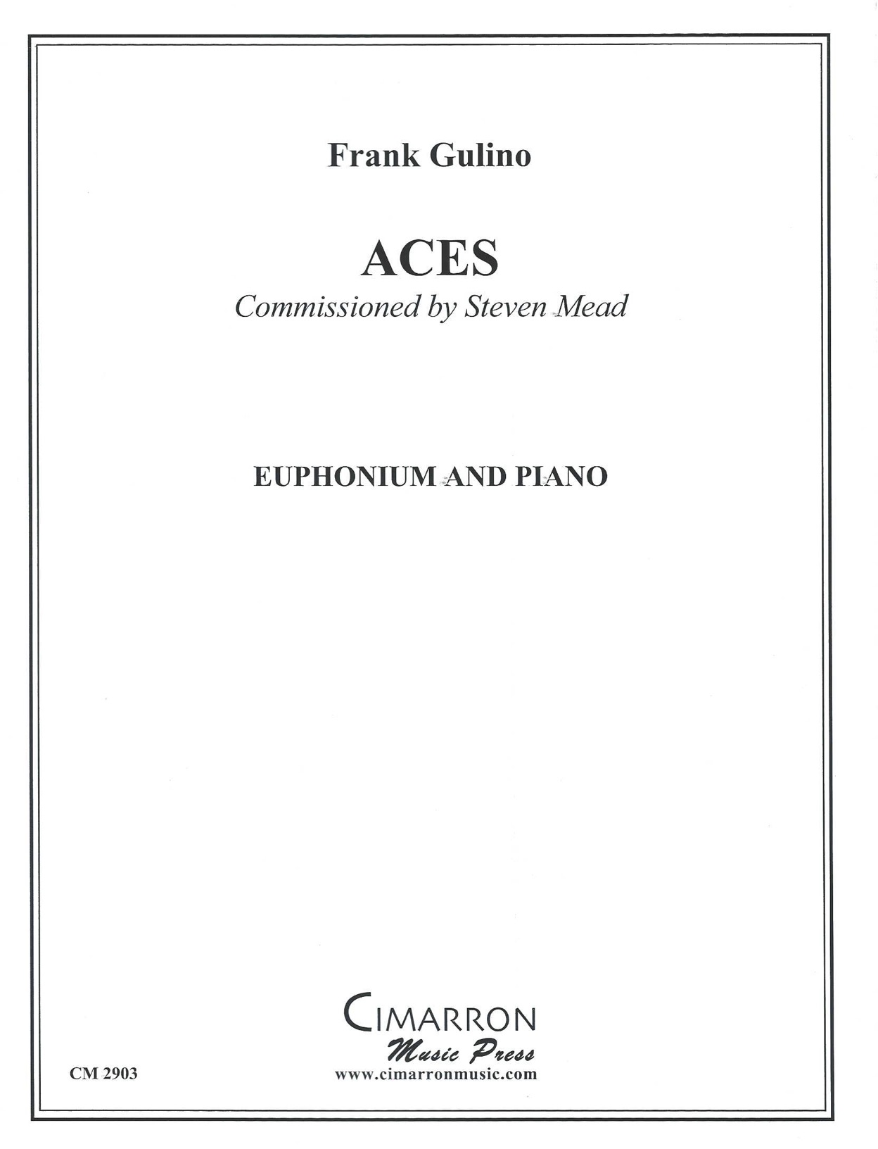 Aces - (Frank Gulino) - Euphonium solo with piano accompaniment