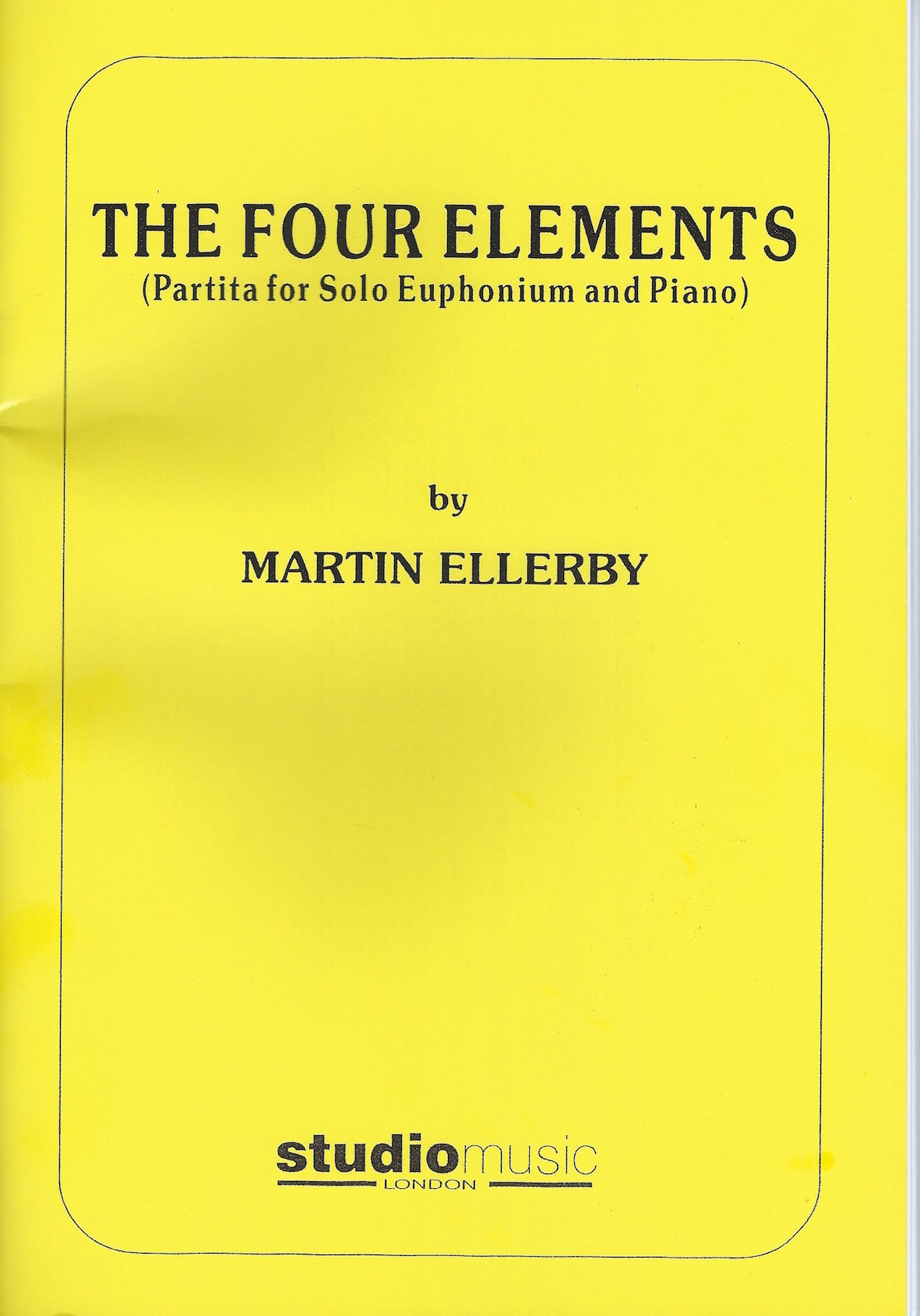 The Four Elements (Partita for Solo Euphonium and Piano) - Martin Ellerby