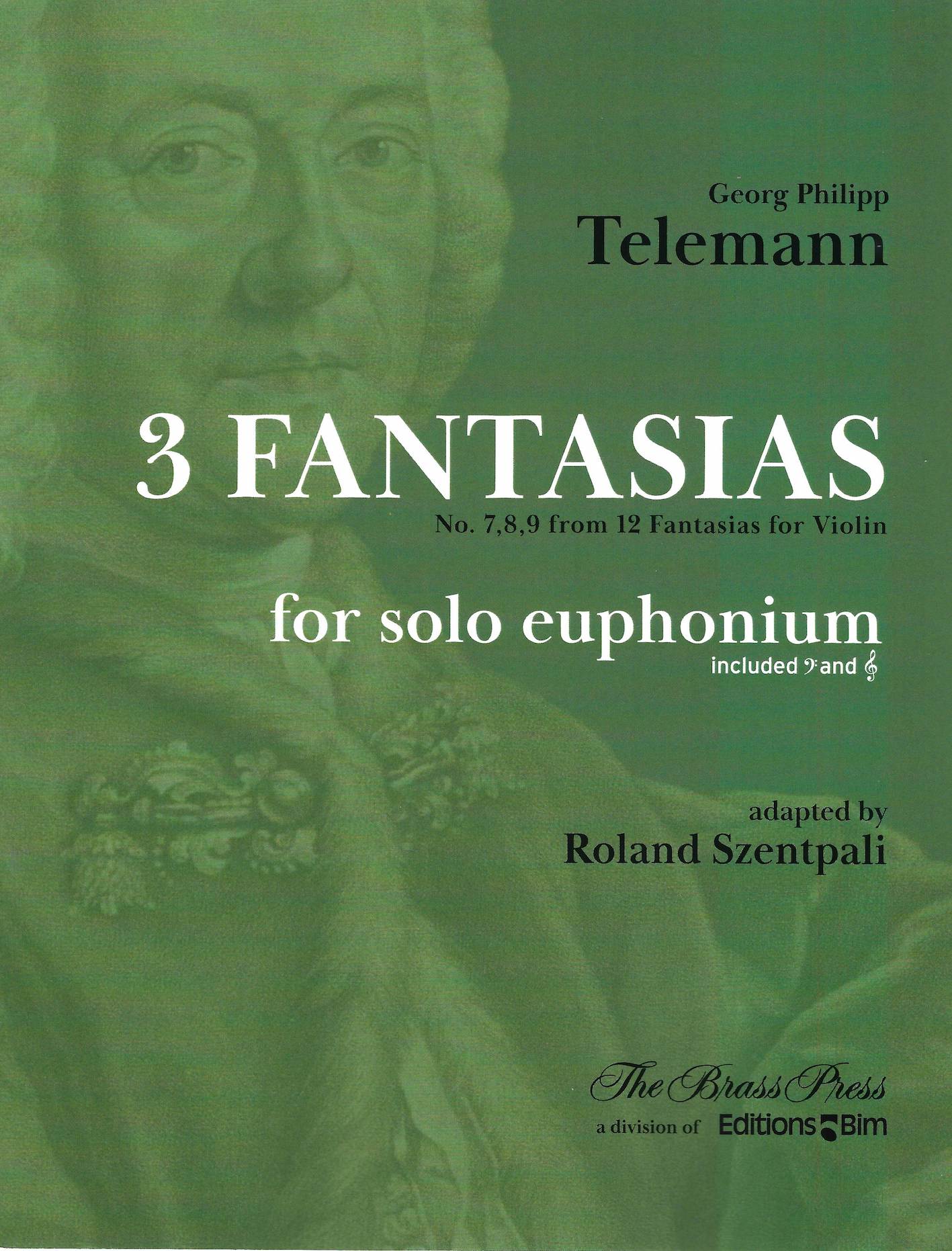 Three Fantasias (from Nos.7,8,9 from 12 Fantasias for Violin) - G.P.Telemann - adapted by Roland Szentpali
