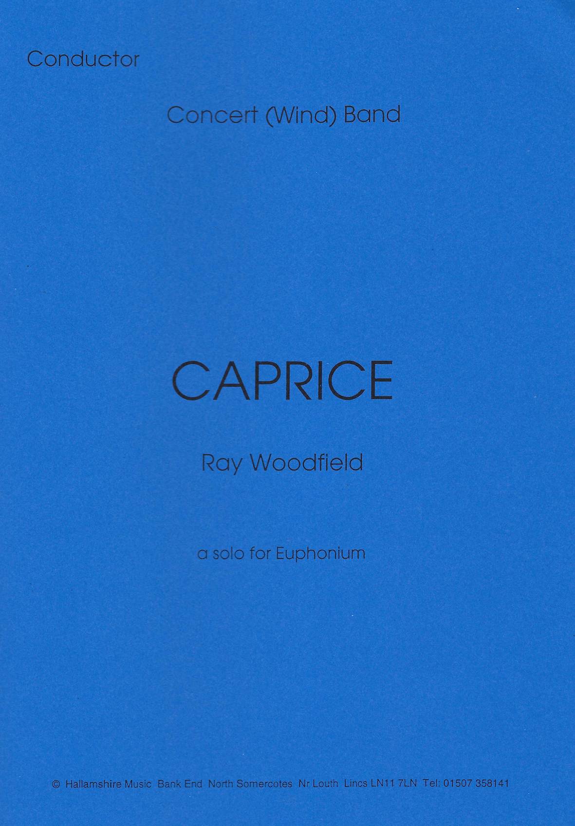 Caprice - Ray Woodfield. Euphonium and Wind Orchestra/Harmonie