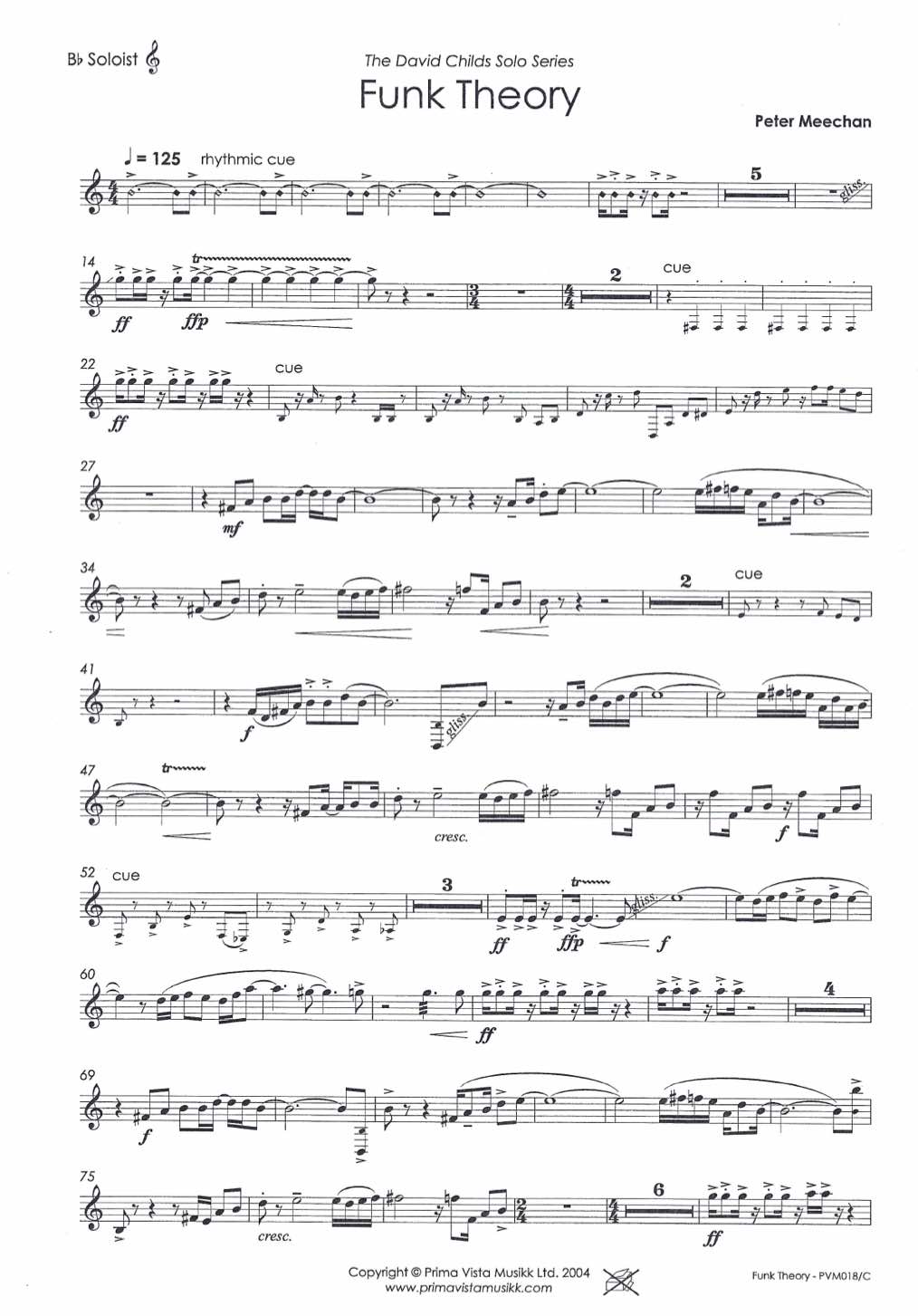 Nite Flite for Tuba and Piano (printed and shipped) - Potenza Music